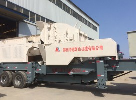 河南建筑垃圾制砂機設(shè)備價格，時產(chǎn)200方移動破碎站廠家